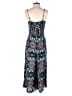 Braeve 100% Rayon Paisley Blue Jumpsuit Size S - photo 2