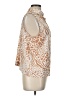 Ann Taylor 100% Polyester Animal Print Tan Ivory Sleeveless Blouse Size L (tall) - photo 4