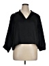 Renee C. Black 3/4 Sleeve Blouse Size XL - photo 1