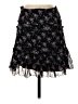 Karina Grimaldi Floral Black Silk Skirt Size XS - photo 1