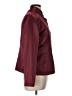 Chico's 100% Polyester Solid Burgundy Jacket Size Lg (2) - photo 4
