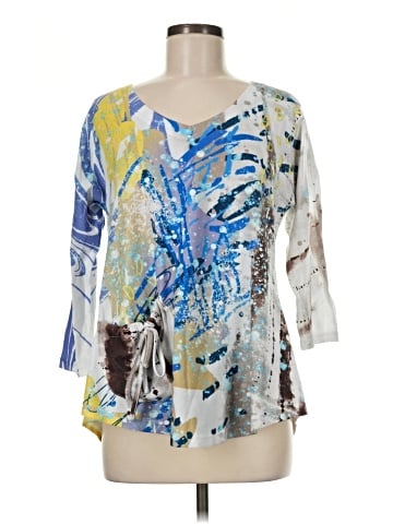 Cubism 3/4 Sleeve T-Shirt (view 1)