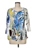 Cubism Blue 3/4 Sleeve T-Shirt Size M - photo 1