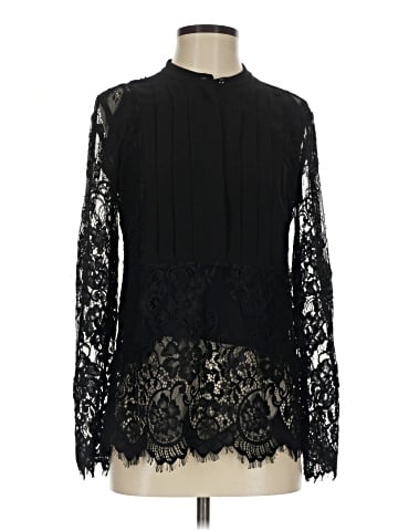 White House Black Market Long Sleeve Blouse (view 1)