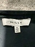 Milly Black Long Sleeve Silk Top Size 6 - photo 7