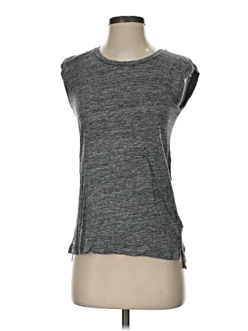 Madewell Modern Linen Heathered Muscle Tee (view 1)