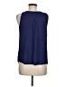 Express Outlet 100% Polyester Blue Sleeveless Blouse Size M - photo 2
