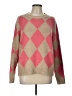 Boden Argyle Pink Pullover Sweater Size L - photo 1