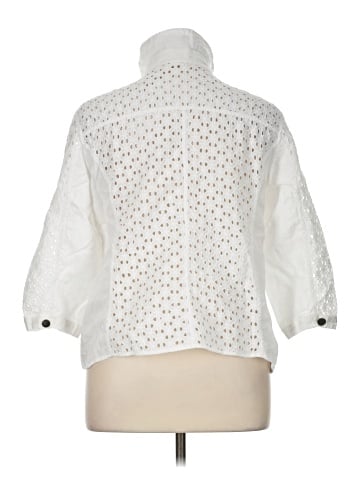 Chico's 3/4 Sleeve Button-Down Shirt (view 2)