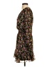 MSK 100% Polyester Floral Black Casual Dress Size S - photo 5