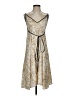 GARYGRAHAM422 100% Polyester Paisley Tan Ivory Casual Dress Size S - photo 1