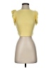 Zara Yellow Short Sleeve Top Size S - photo 1