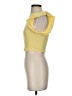 Zara Yellow Short Sleeve Top Size S - photo 5