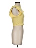 Zara Yellow Short Sleeve Top Size S - photo 4