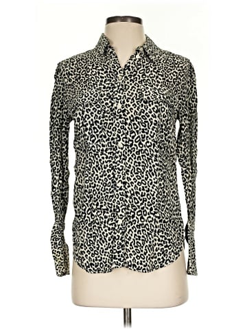 Something Navy Long Sleeve Button-Down Shirt (view 1)