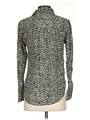 Something Navy Long Sleeve Button-Down Shirt (view 2)