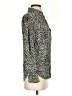 Something Navy 100% Viscose Animal Print Ivory Long Sleeve Button-Down Shirt Size XXS - photo 4