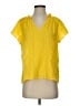 J.Crew 100% Cotton Yellow Short Sleeve Blouse Size XS - photo 1