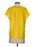 J.Crew 100% Cotton Yellow Short Sleeve Blouse Size XS - photo 2