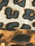 Unbranded 100% Polyester Animal Print Brown Cocktail Dress Size M - photo 7