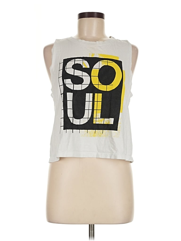 Pre-owned Soul Sleeveless T-shirt In White