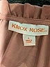 Knox Rose 100% Recycled Polyester Brown Long Sleeve Blouse Size L - photo 7