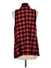Tickled Teal 100% Cotton Red Sleeveless Blouse Size L - photo 2