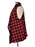 Tickled Teal 100% Cotton Red Sleeveless Blouse Size L - photo 5