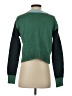 American Eagle Outfitters Color Block Green Cardigan Size XS - photo 2