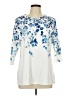 Unbranded White 3/4 Sleeve Blouse Size L - photo 1