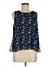 CAbi 100% Polyester Blue Sleeveless Blouse Size M - photo 1