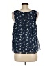 CAbi 100% Polyester Blue Sleeveless Blouse Size M - photo 2