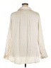 H&M 100% Polyester Ivory Long Sleeve Button-Down Shirt Size XXL - photo 2
