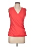 Ann Taylor Orange Sleeveless Blouse Size Lg Petite - photo 1