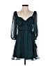 Lulus 100% Polyester Teal Cocktail Dress Size XS - photo 1