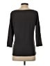 Three Dots Gray 3/4 Sleeve Top Size L - photo 2