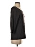 Three Dots Gray 3/4 Sleeve Top Size L - photo 4