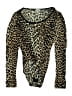 Ganni Animal Print Black Bodysuit Size Med (2) - photo 1