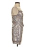 Thirty/Thirty Metallic Silver Cocktail Dress Size S - photo 4