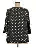 Market and Spruce Polka Dots Black Pullover Sweater Size 2X - photo 2
