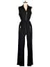 IMAN Solid Black Jumpsuit Size M - photo 1