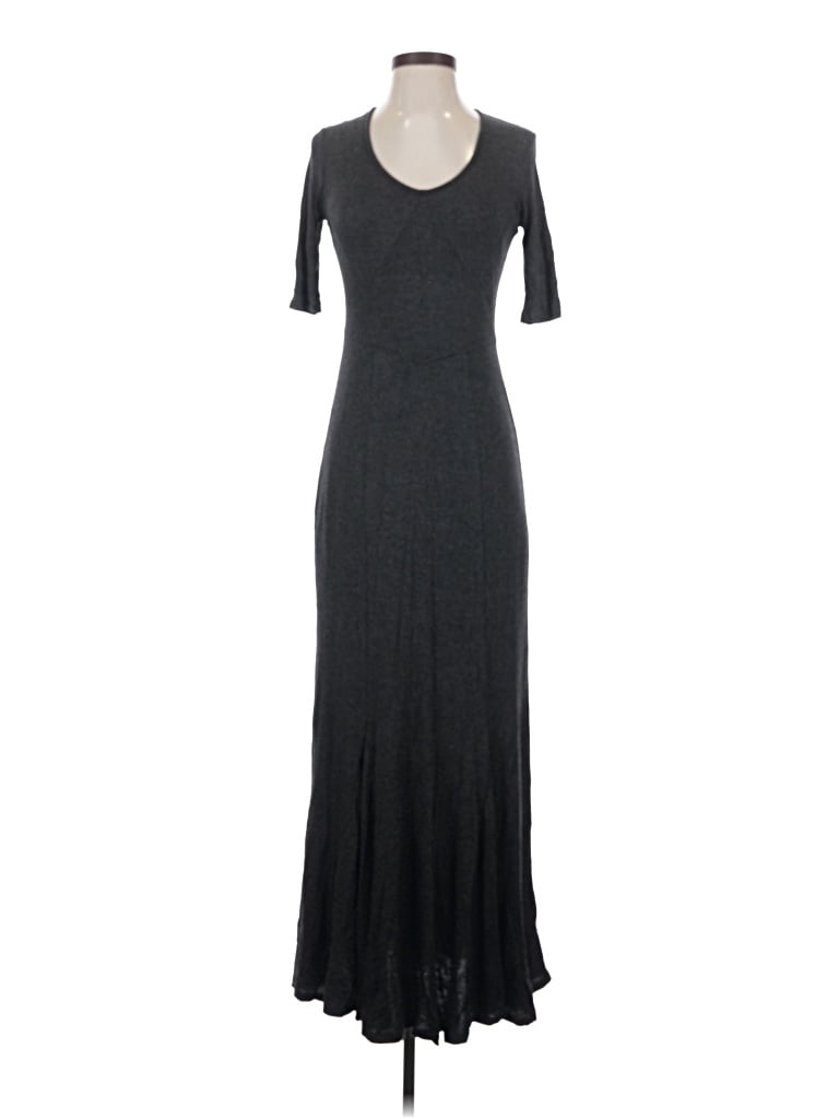 Pre-owned Bordeaux Casual Dress In Gray
