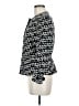 Toad & Co Black Blue Long Sleeve Blouse Size M - photo 5