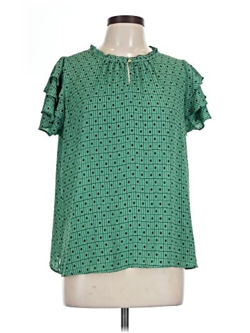Liz Claiborne Short Sleeve Blouse (view 1)