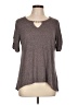 AB Studio Gray Short Sleeve T-Shirt Size L - photo 1