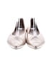 Birdies 100% Leather Silver Flats Size 9 - photo 2