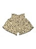 Three Dots Animal Print Gold Shorts Size XS - photo 2
