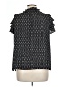 Liz Claiborne Polka Dots Black Short Sleeve Blouse Size L (petite) - photo 2