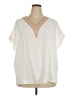 In'Voland 100% Polyester Ivory Short Sleeve Blouse Size 20 - photo 1