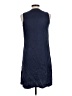Assorted Brands 100% Polyester Solid Blue Casual Dress Size L - photo 2